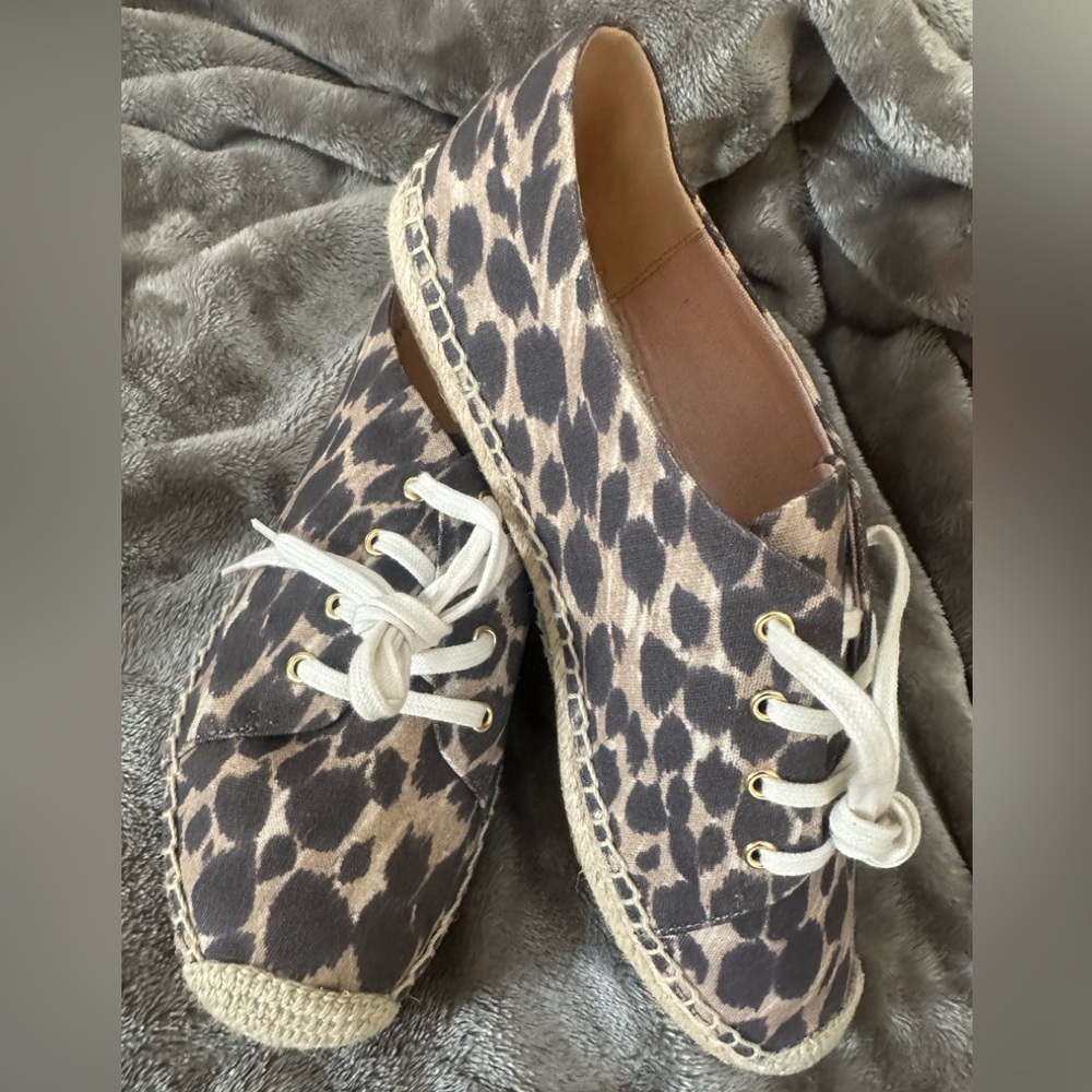 J.Crew Lace Up Espadrille Shoes